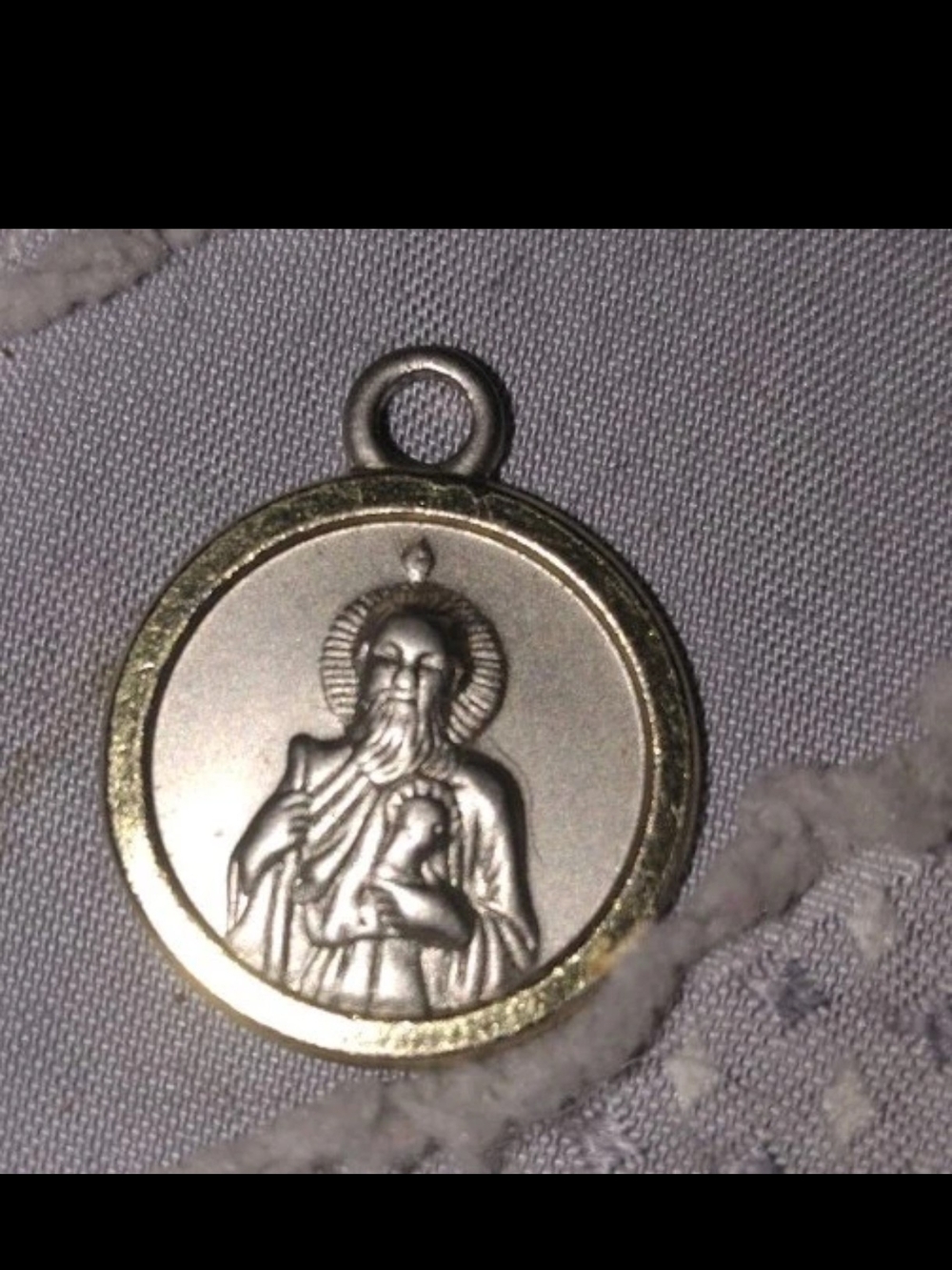 St Jude Pendant Gold Shrine Medal Protection Catholic Religious Jewelry Supplies